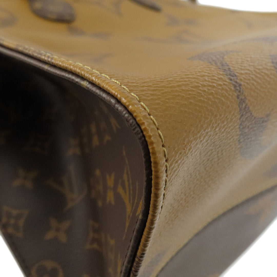 LOUIS VUITTON Tote Bag M44576 Monogram reverse Brown On the Go GM Monogram Giant Women Used Authentic