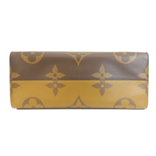 LOUIS VUITTON Tote Bag M44576 Monogram reverse Brown On the Go GM Monogram Giant Women Used Authentic