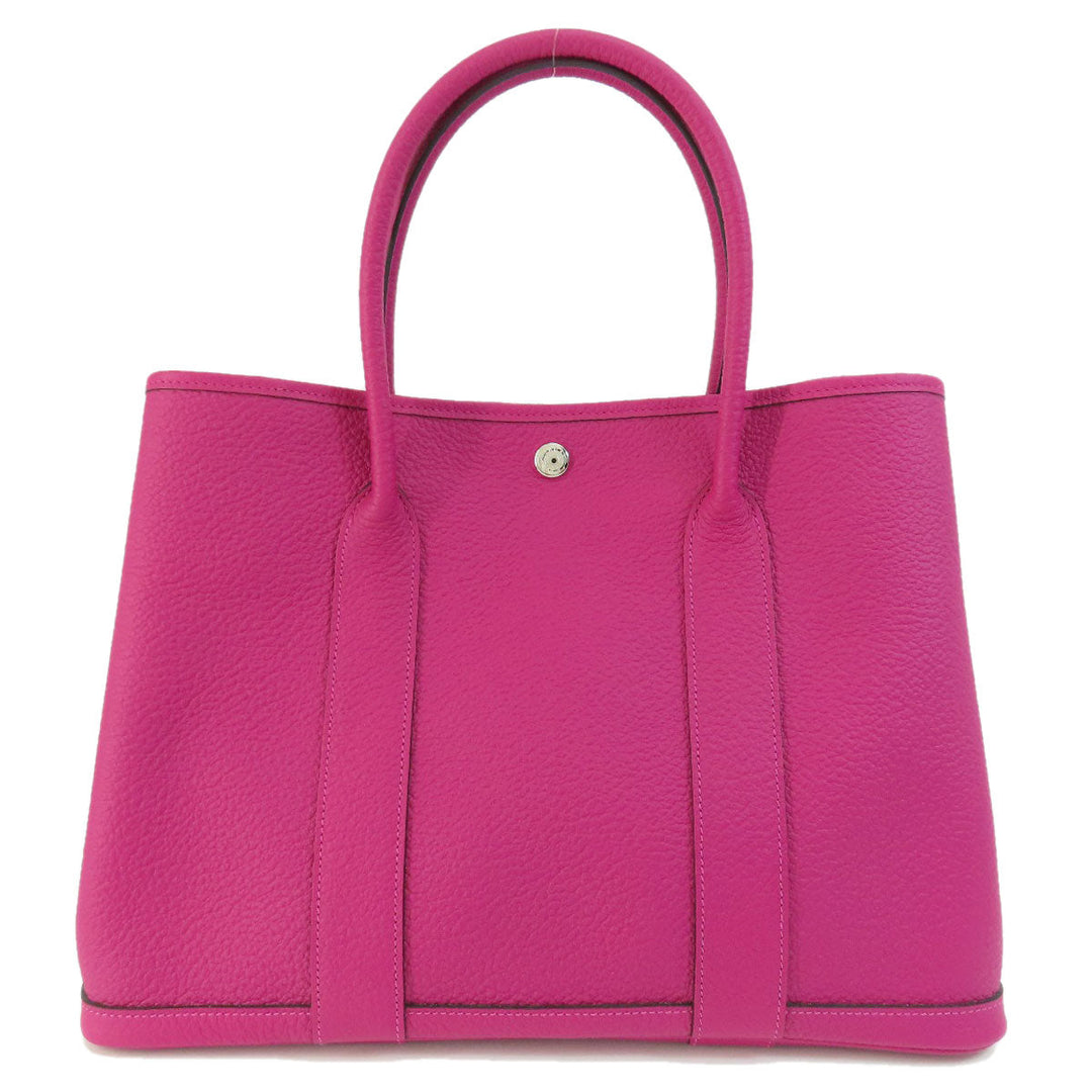 HERMES Handbag Negonda purple Garden Party PM Rose Purple SilverMetal