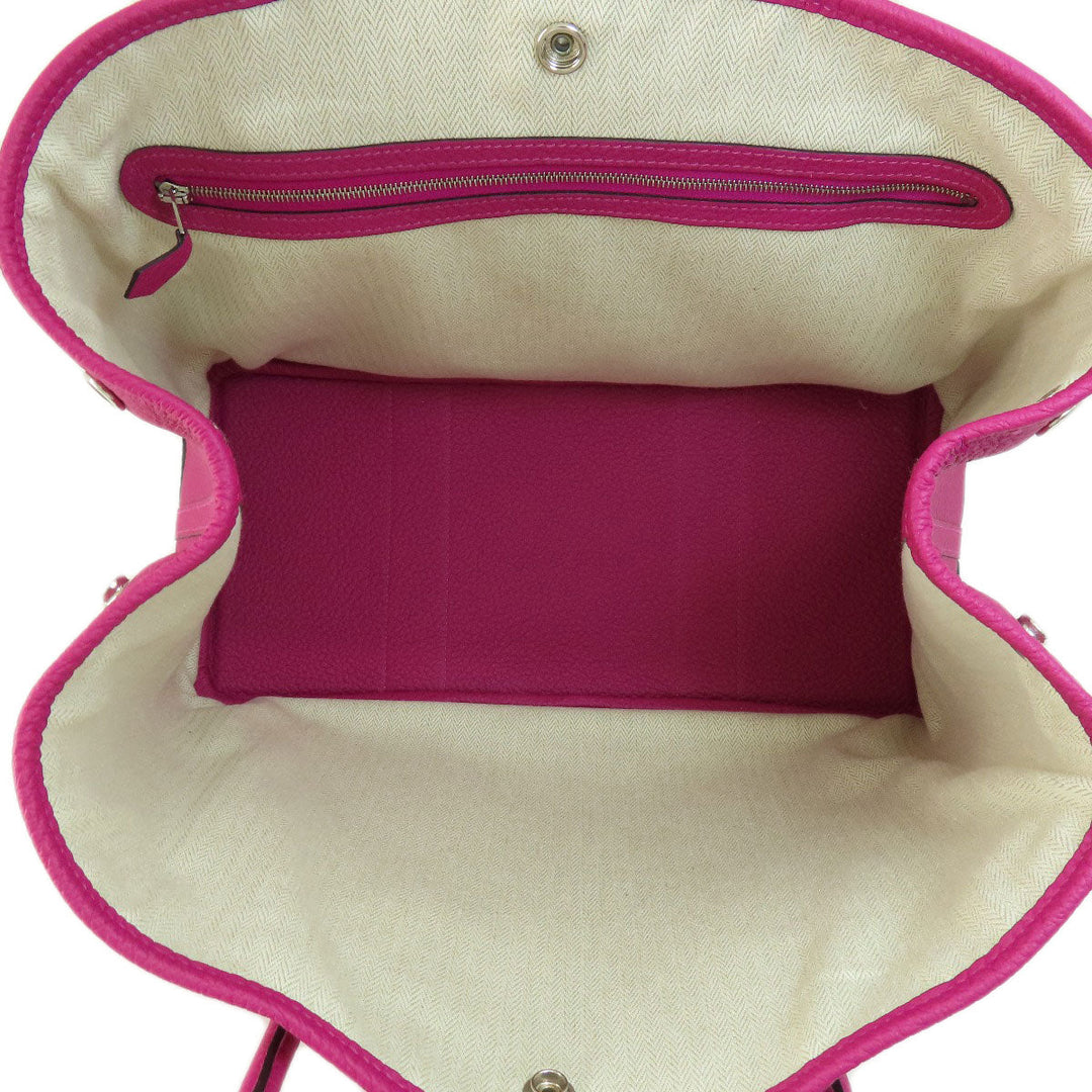 HERMES Handbag Negonda purple Garden Party PM Rose Purple SilverMetal