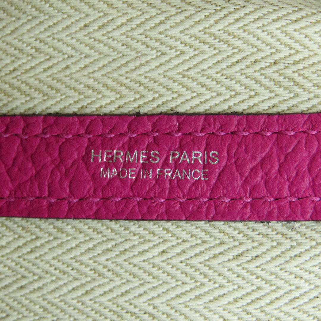 HERMES Handbag Negonda purple Garden Party PM Rose Purple SilverMetal