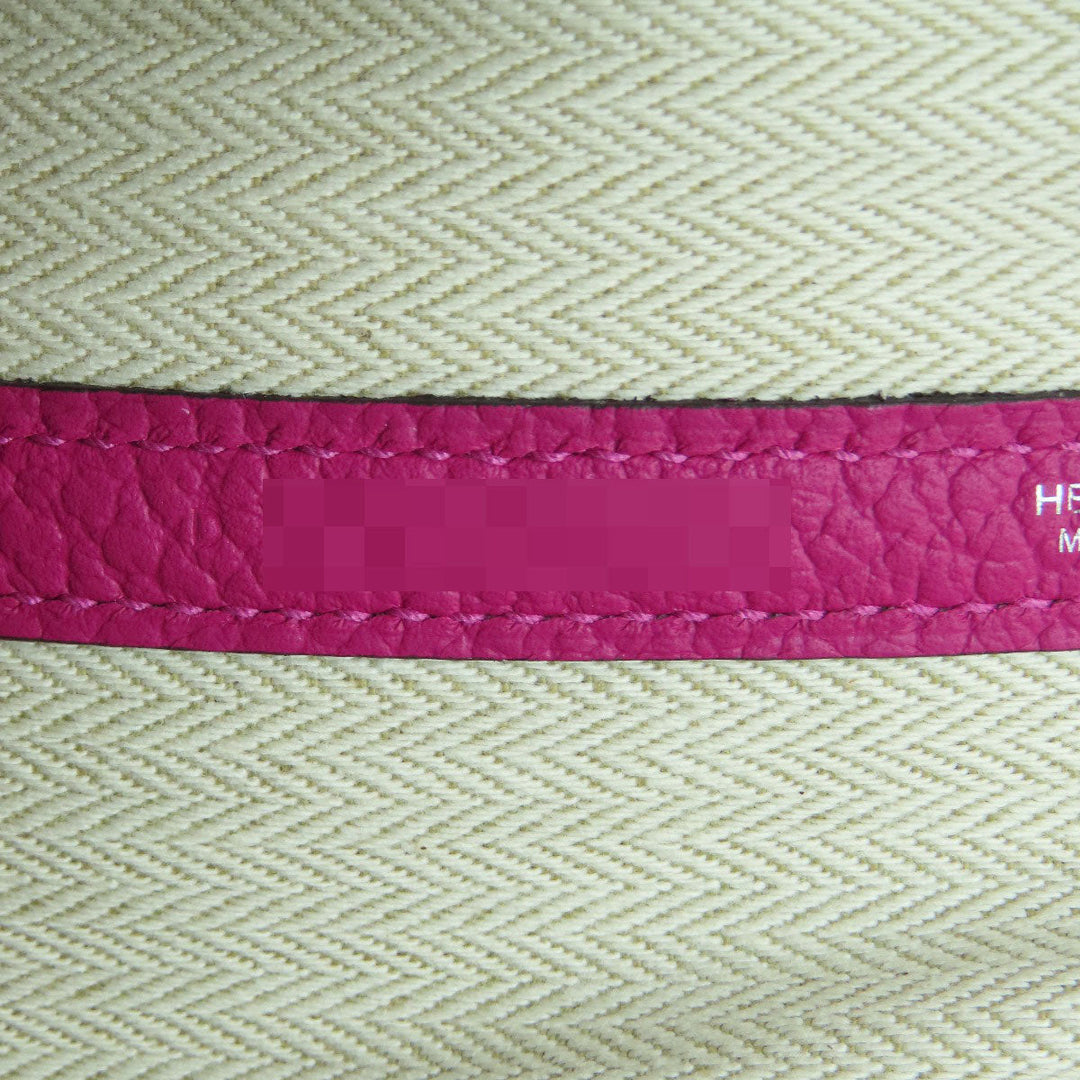 HERMES Handbag Negonda purple Garden Party PM Rose Purple SilverMetal
