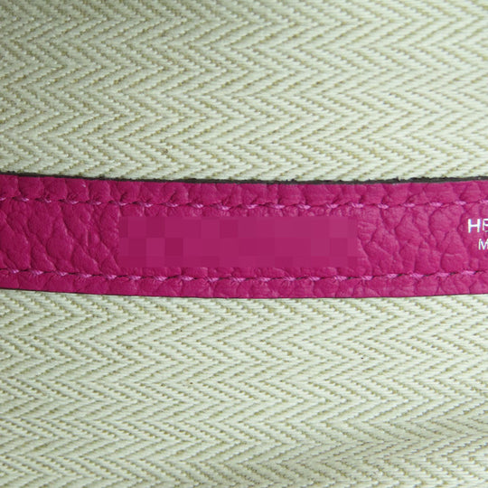 HERMES Handbag Negonda purple Garden Party PM Rose Purple SilverMetal