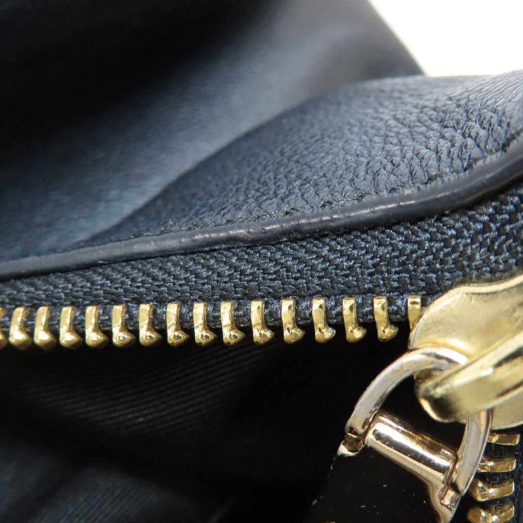 COACH Handbag F36628 leather black logo Women Used Authentic