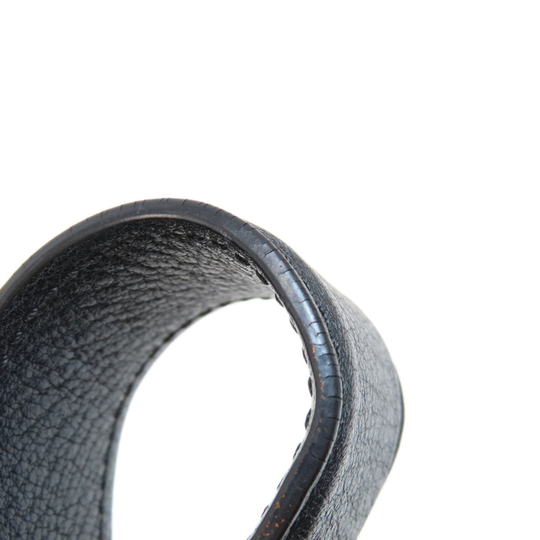 COACH Handbag F36628 leather black logo Women Used Authentic