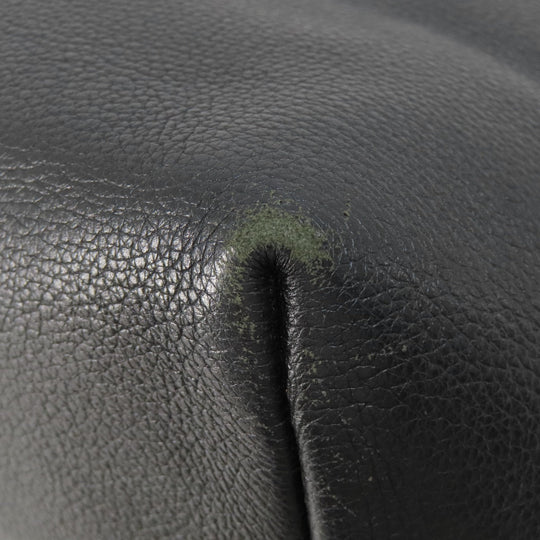 COACH Handbag F36628 leather black logo Women Used Authentic