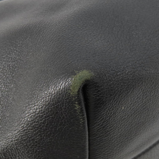 COACH Handbag F36628 leather black logo Women Used Authentic