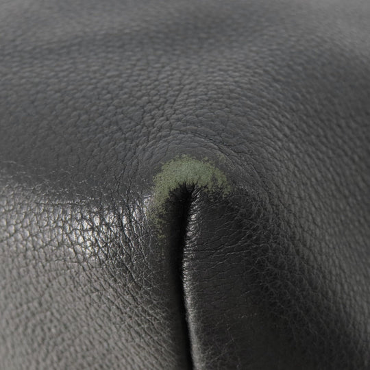 COACH Handbag F36628 leather black logo Women Used Authentic