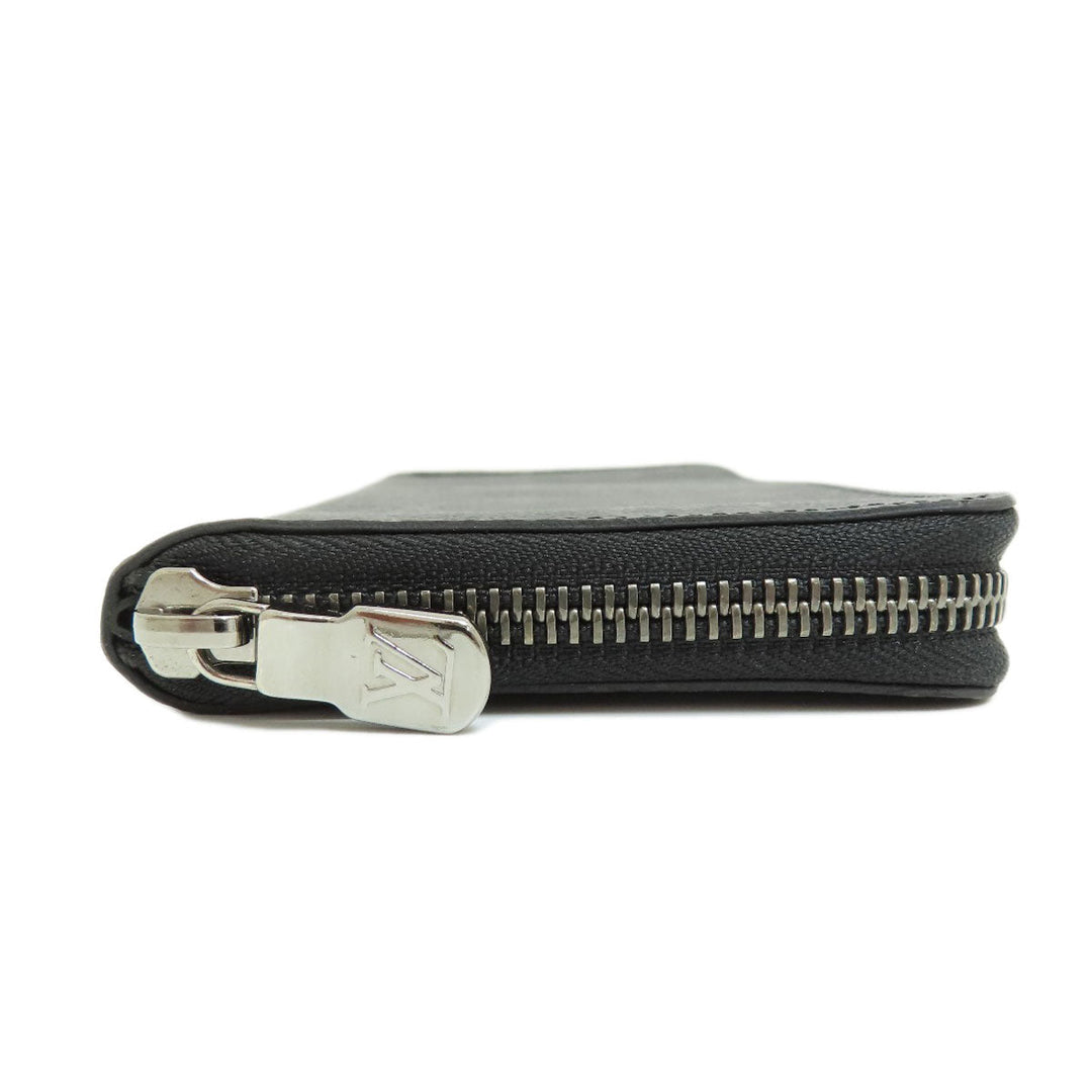 LOUIS VUITTON Long Wallet Purse M62295 Monogram Eclipse black Zippy Wallet Vertical Eclipse mens Used Authentic