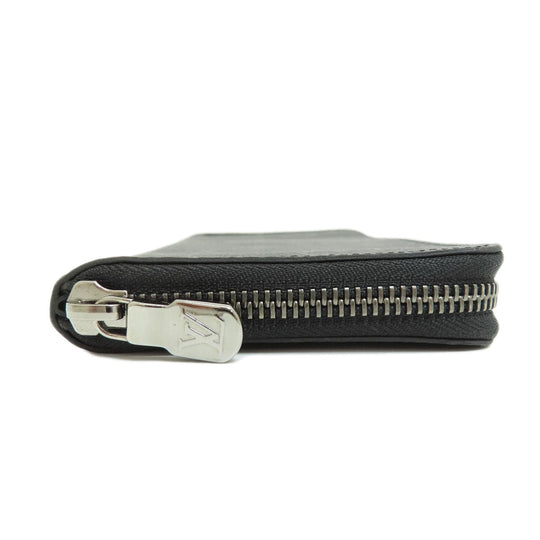 LOUIS VUITTON Long Wallet Purse M62295 Monogram Eclipse black Zippy Wallet Vertical Eclipse mens Used Authentic