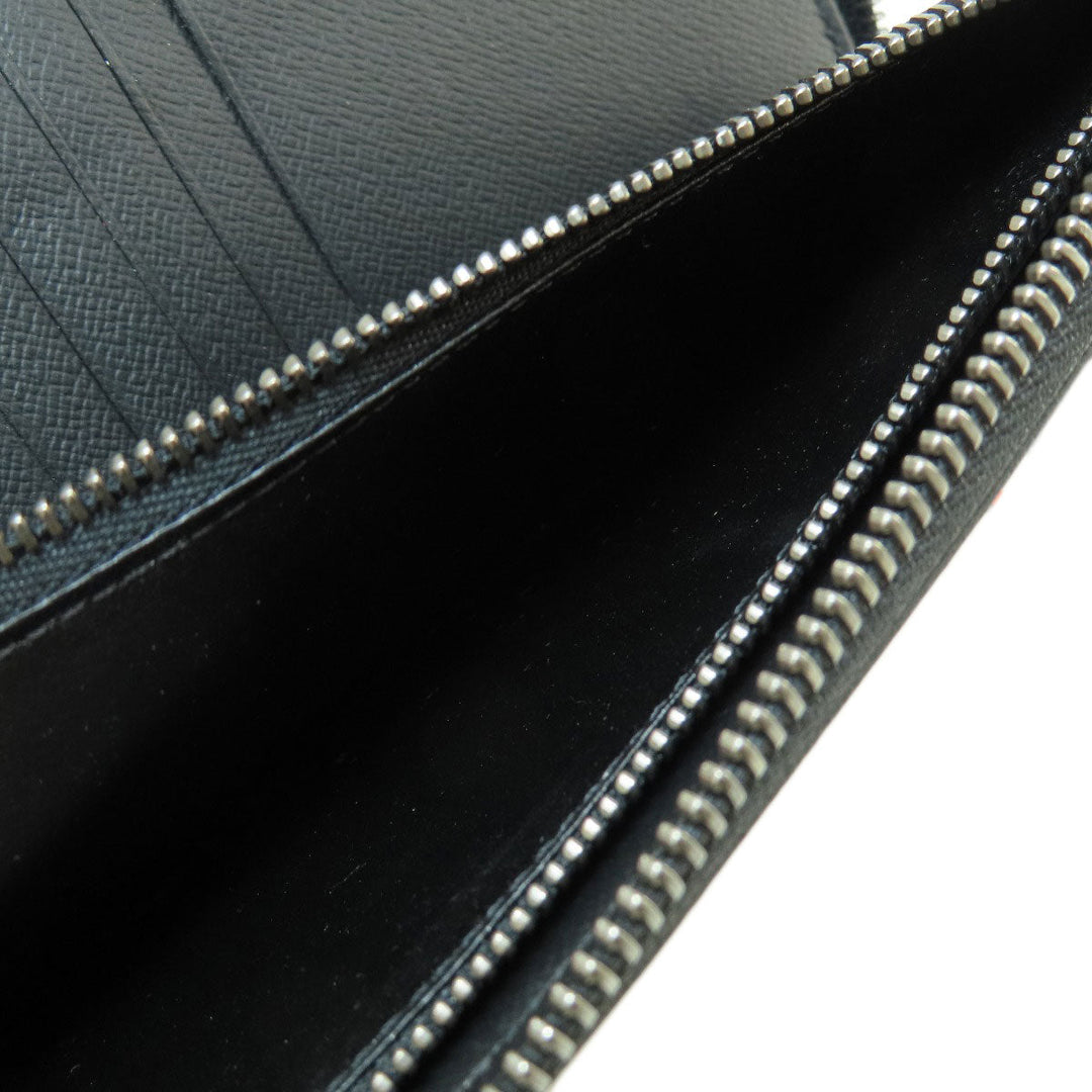 LOUIS VUITTON Long Wallet Purse M62295 Monogram Eclipse black Zippy Wallet Vertical Eclipse mens Used Authentic