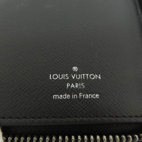 LOUIS VUITTON Long Wallet Purse M62295 Monogram Eclipse black Zippy Wallet Vertical Eclipse mens Used Authentic