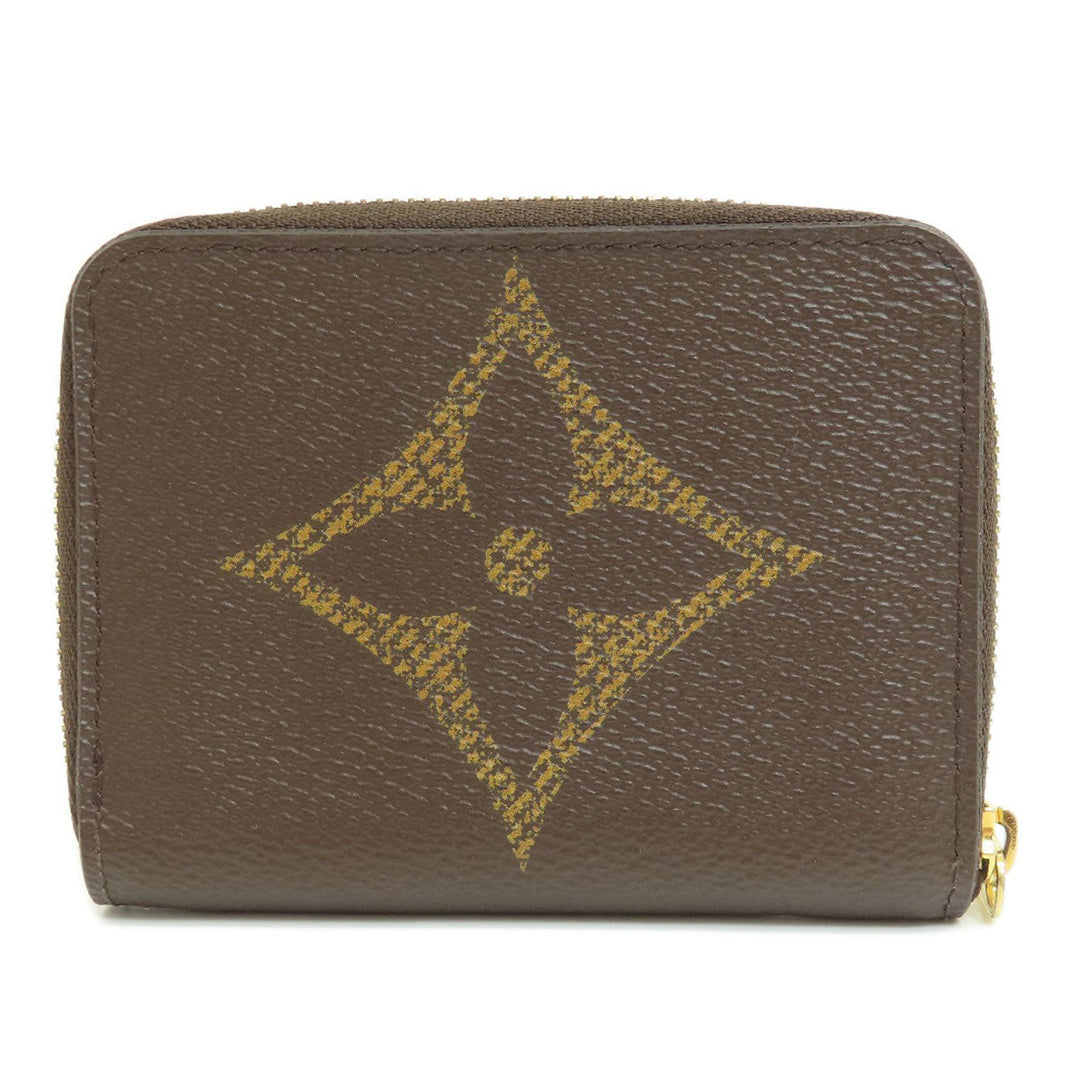 LOUIS VUITTON Coin case M69354 Giant monogram canvas Brown Zippy Coin Purse Monogram Giant Women Used Authentic