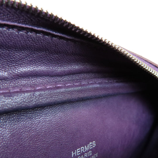 HERMES Handbag Epsom purple Plume 20 Cyclamen SilverMetal