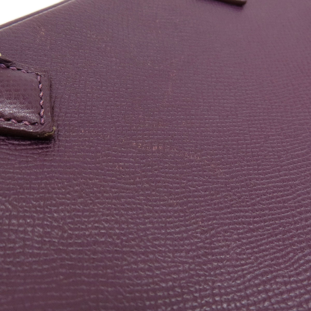 HERMES Handbag Epsom purple Plume 20 Cyclamen SilverMetal