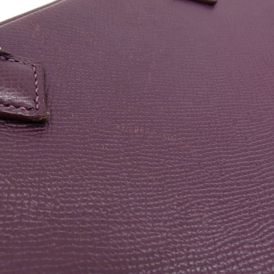 HERMES Handbag Epsom purple Plume 20 Cyclamen SilverMetal