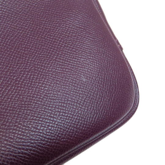 HERMES Handbag Epsom purple Plume 20 Cyclamen SilverMetal