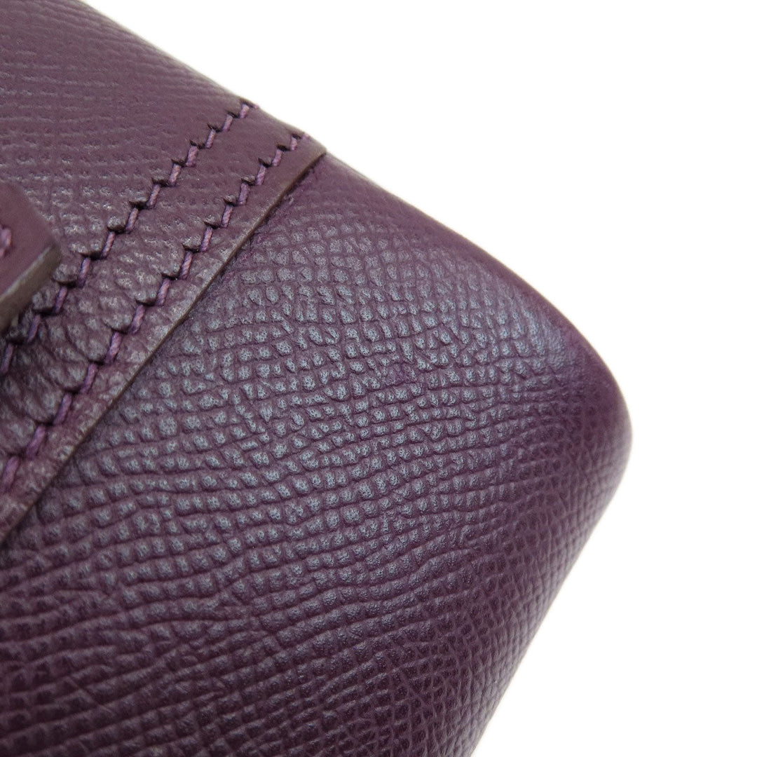HERMES Handbag Epsom purple Plume 20 Cyclamen SilverMetal