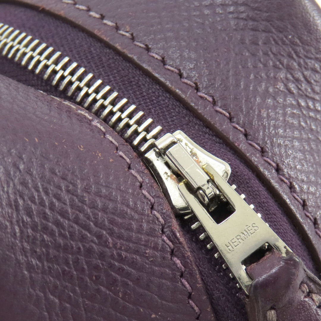 HERMES Handbag Epsom purple Plume 20 Cyclamen SilverMetal