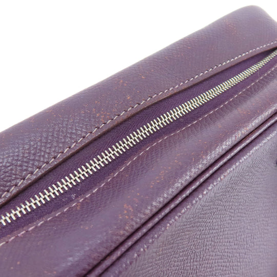 HERMES Handbag Epsom purple Plume 20 Cyclamen SilverMetal