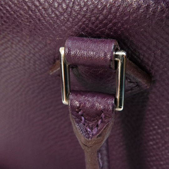HERMES Handbag Epsom purple Plume 20 Cyclamen SilverMetal