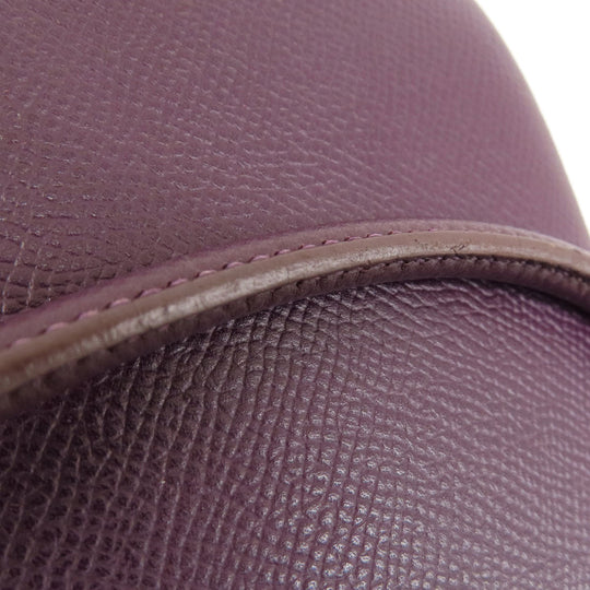 HERMES Handbag Epsom purple Plume 20 Cyclamen SilverMetal
