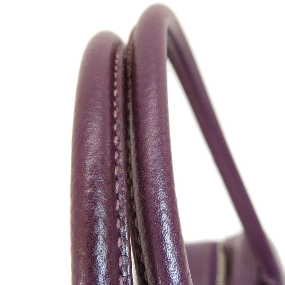 HERMES Handbag Epsom purple Plume 20 Cyclamen SilverMetal