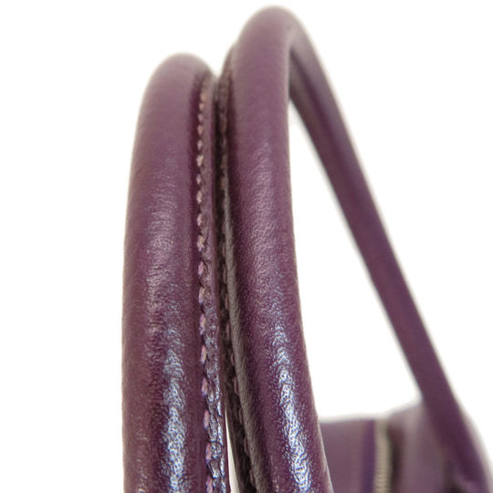 HERMES Handbag Epsom purple Plume 20 Cyclamen SilverMetal