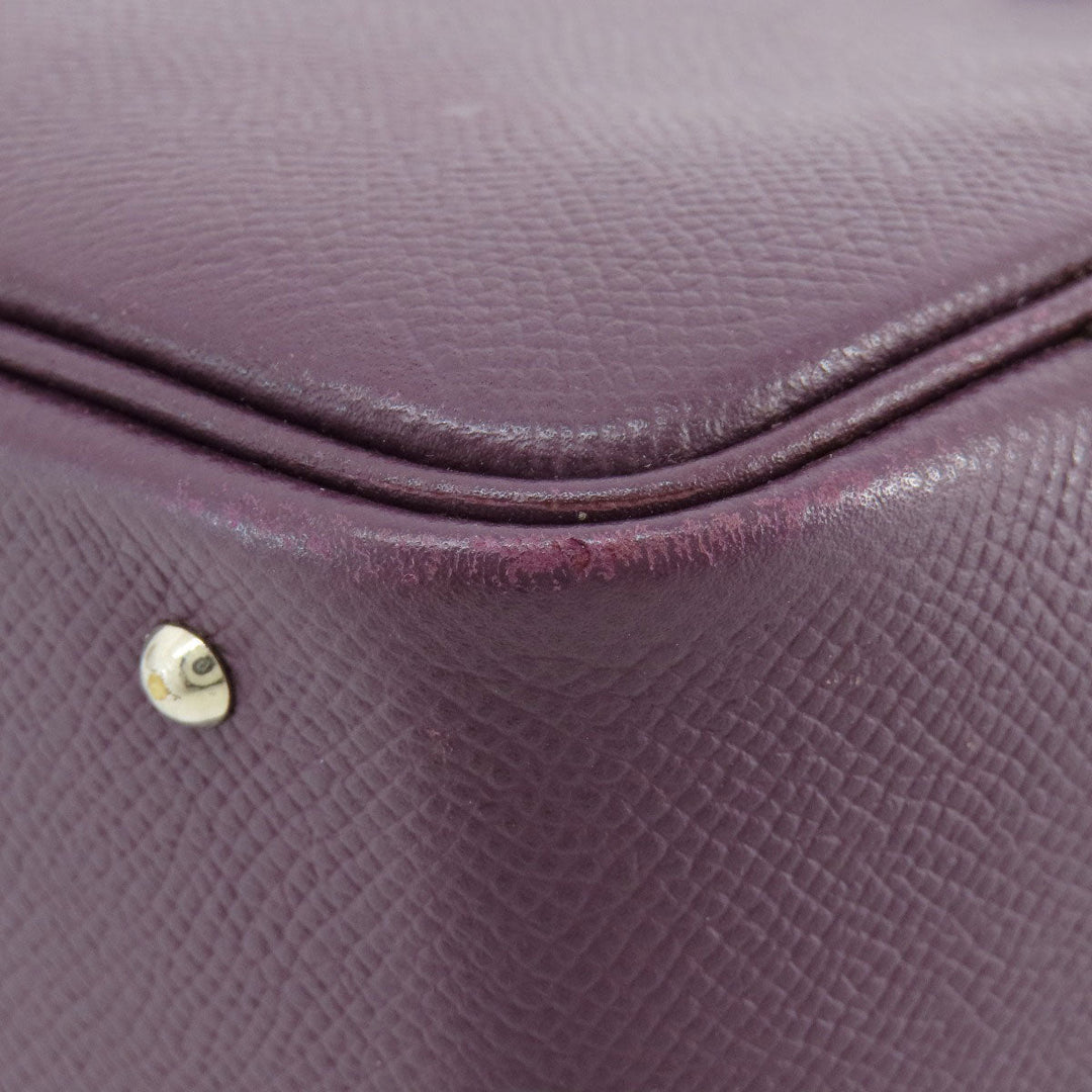 HERMES Handbag Epsom purple Plume 20 Cyclamen SilverMetal