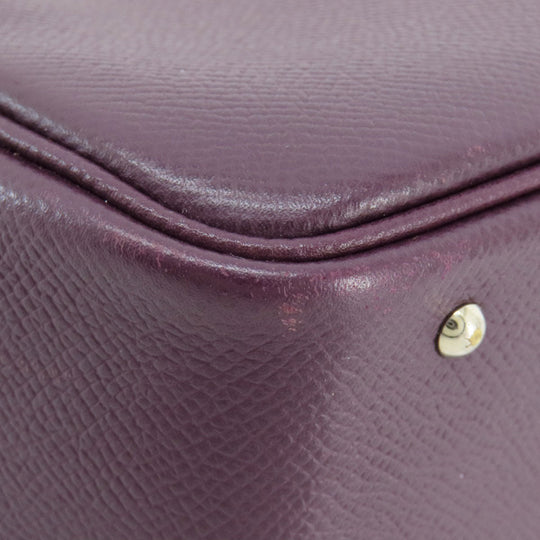 HERMES Handbag Epsom purple Plume 20 Cyclamen SilverMetal