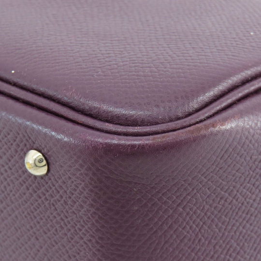 HERMES Handbag Epsom purple Plume 20 Cyclamen SilverMetal