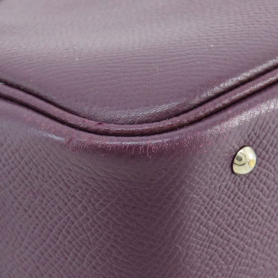 HERMES Handbag Epsom purple Plume 20 Cyclamen SilverMetal