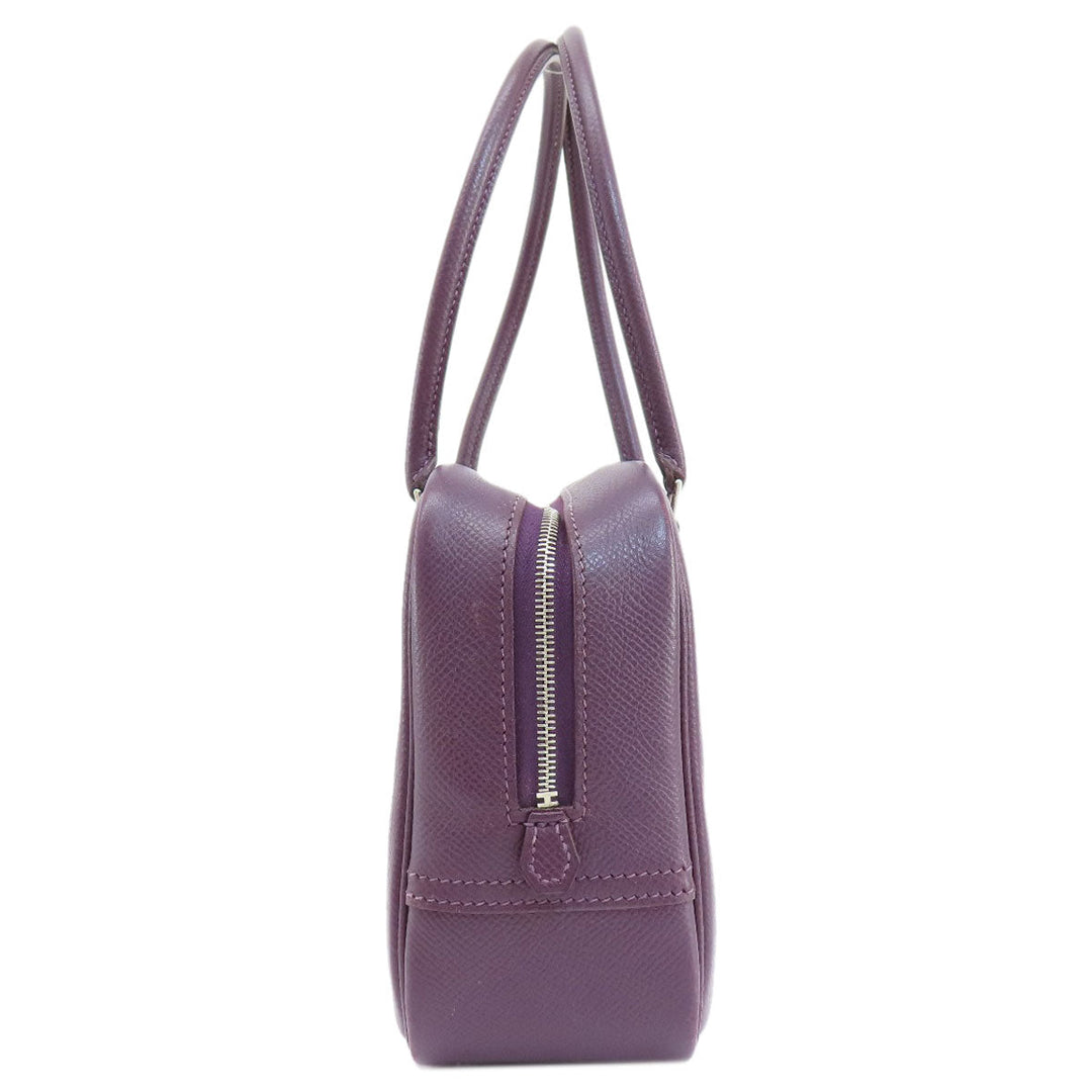 HERMES Handbag Epsom purple Plume 20 Cyclamen SilverMetal