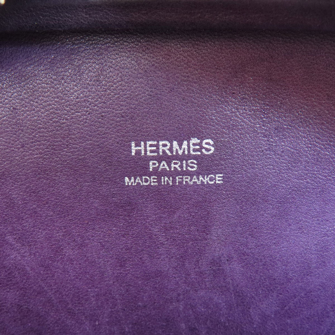 HERMES Handbag Epsom purple Plume 20 Cyclamen SilverMetal