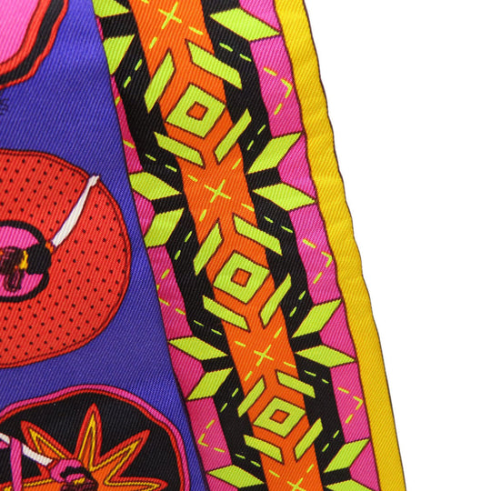 HERMES scarf silk purple Twilly Women Used Authentic