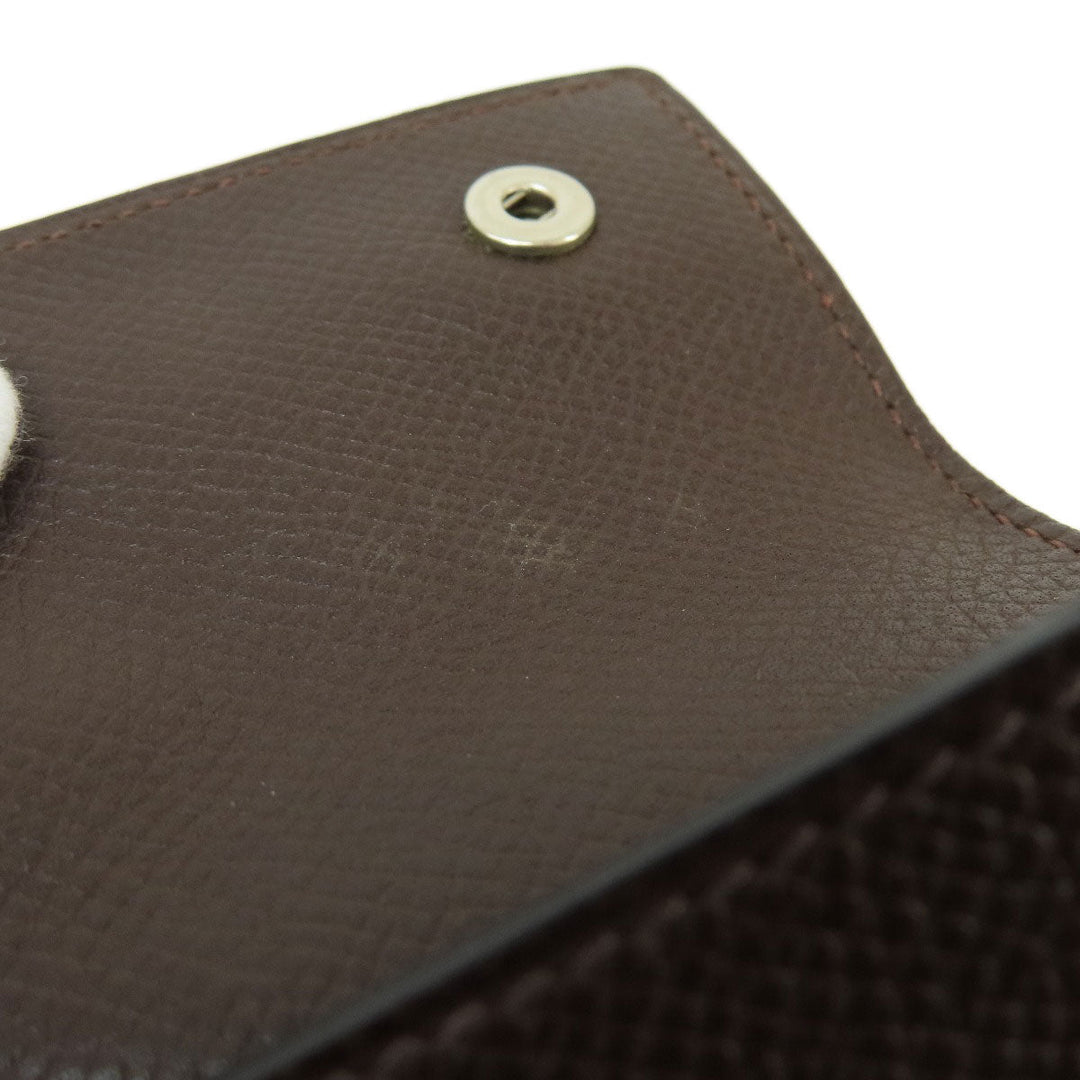 HERMES Key case Key holder  Epsom Brown Serie Etui Cre 6