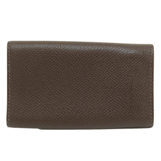 HERMES Key case Key holder  Epsom Brown Serie Etui Cre 6