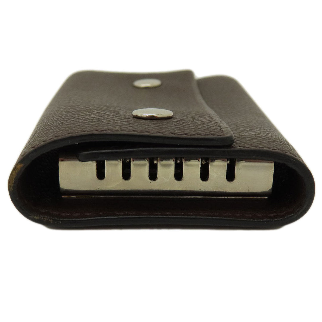HERMES Key case Key holder  Epsom Brown Serie Etui Cre 6