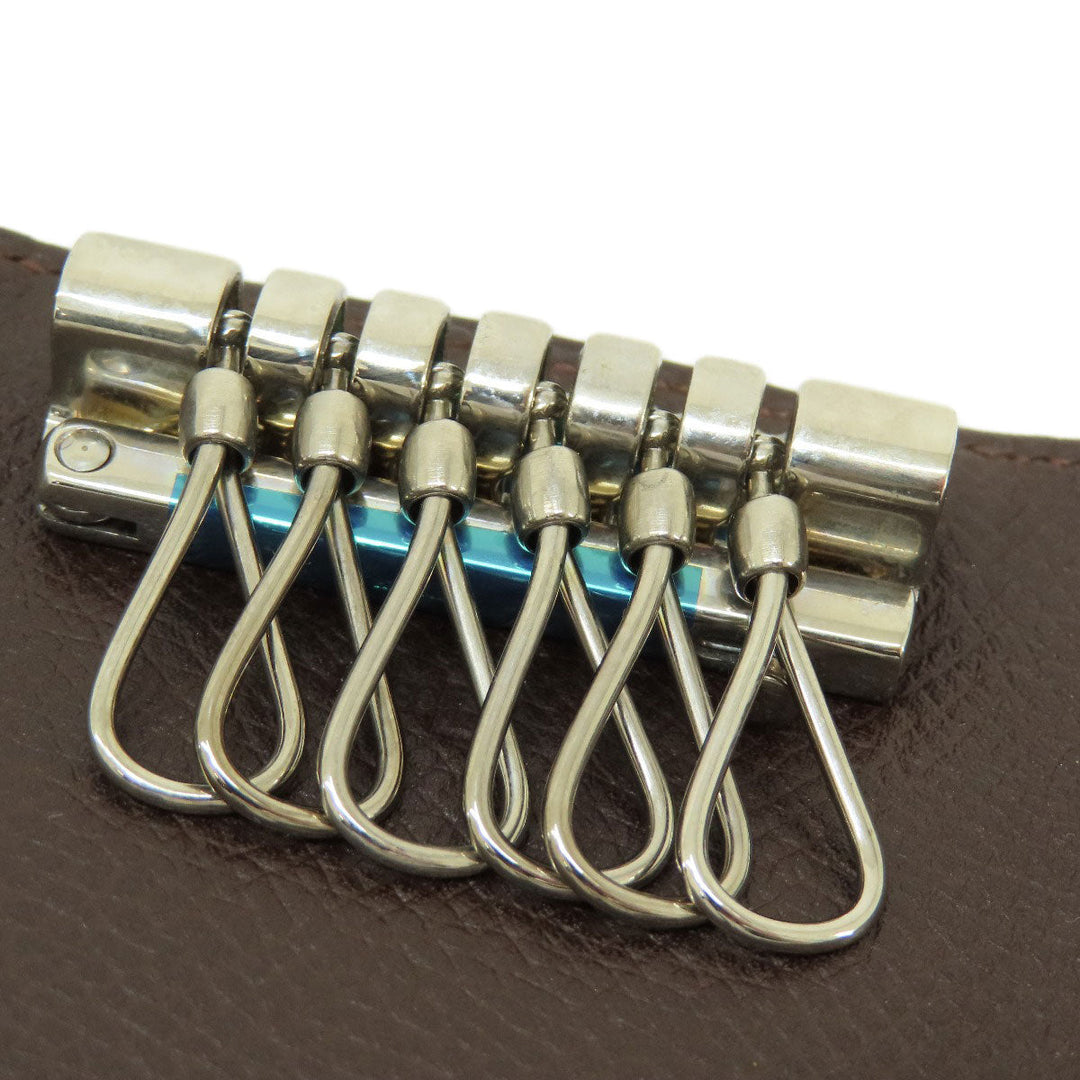 HERMES Key case Key holder  Epsom Brown Serie Etui Cre 6
