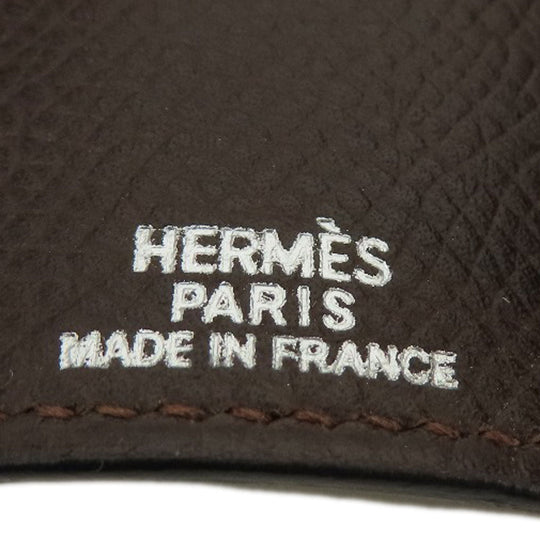 HERMES Key case Key holder  Epsom Brown Serie Etui Cre 6