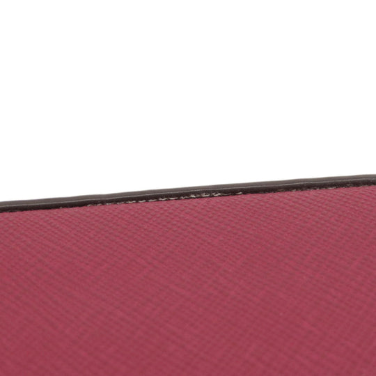 MICHAEL KORS Shoulder Bag leather Red logoMetal Women Used Authentic