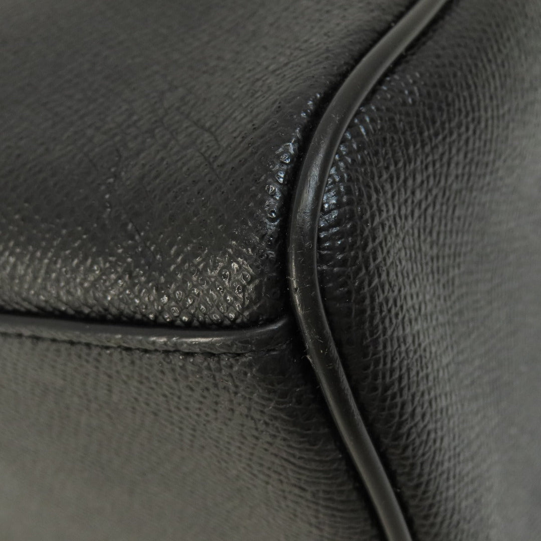 COACH Handbag F57521 leather black 2WAY Women Used Authentic