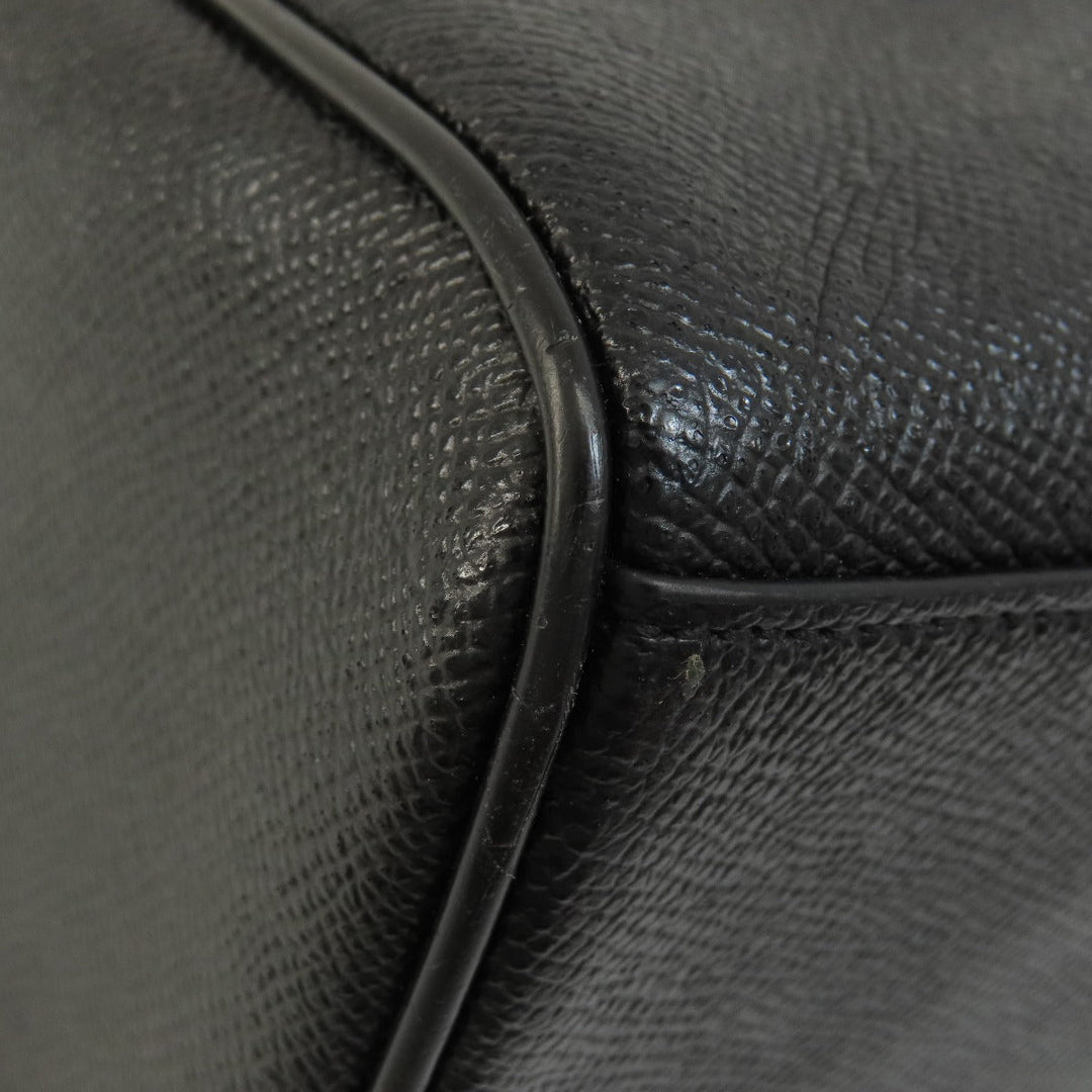 COACH Handbag F57521 leather black 2WAY Women Used Authentic