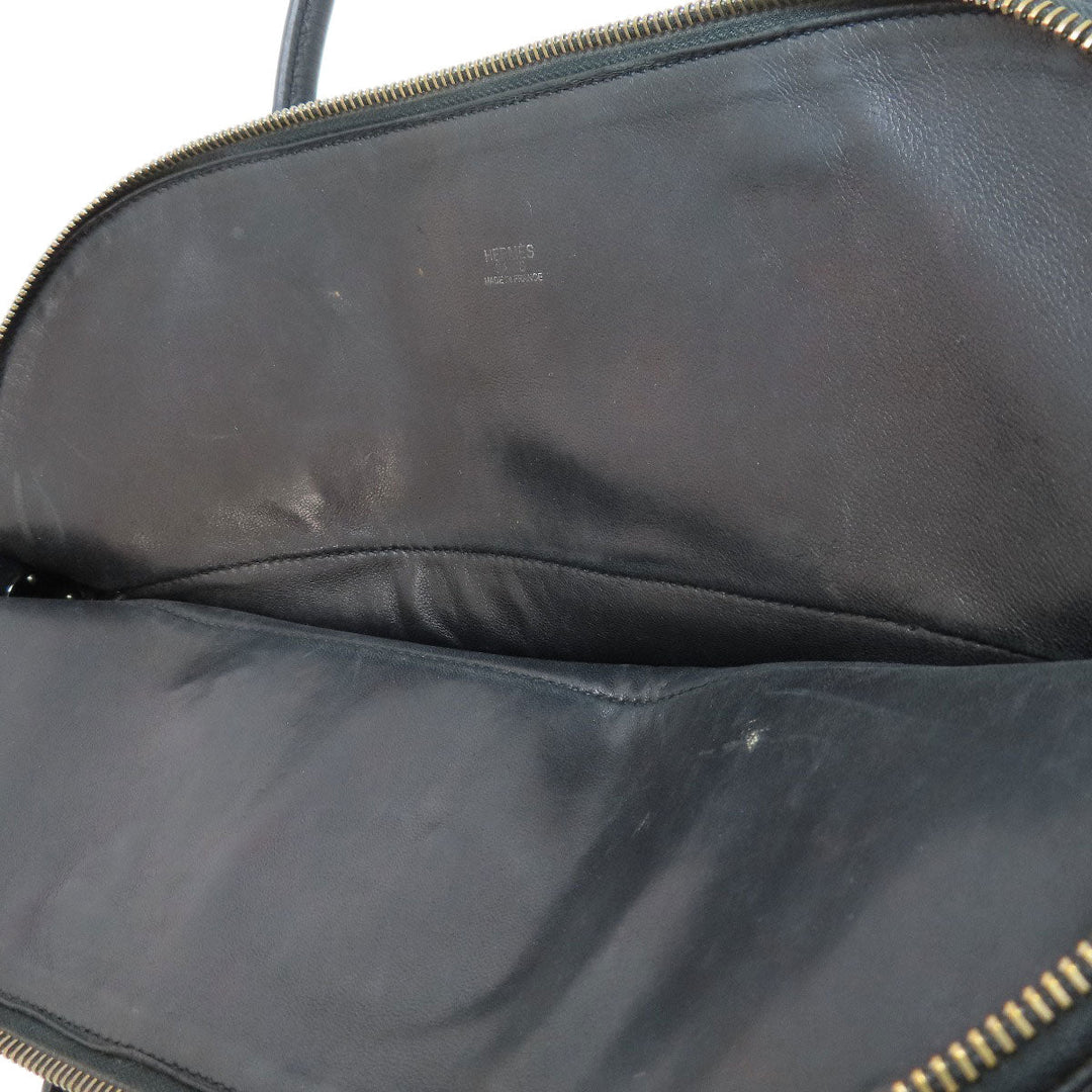 HERMES Handbag Taurillon Clemence black Bolide 37 Black SilverMetal Women Used Authentic