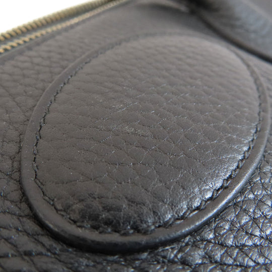 HERMES Handbag Taurillon Clemence black Bolide 37 Black SilverMetal Women Used Authentic