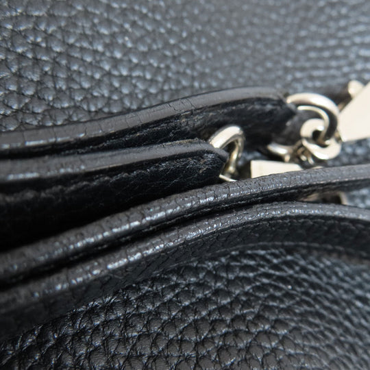 HERMES Handbag Taurillon Clemence black Bolide 37 Black SilverMetal Women Used Authentic