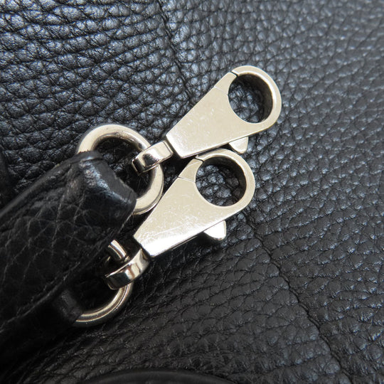 HERMES Handbag Taurillon Clemence black Bolide 37 Black SilverMetal Women Used Authentic