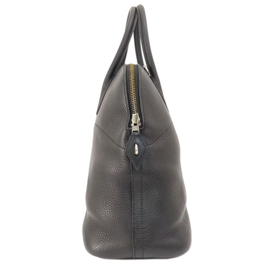 HERMES Handbag Taurillon Clemence black Bolide 37 Black SilverMetal Women Used Authentic