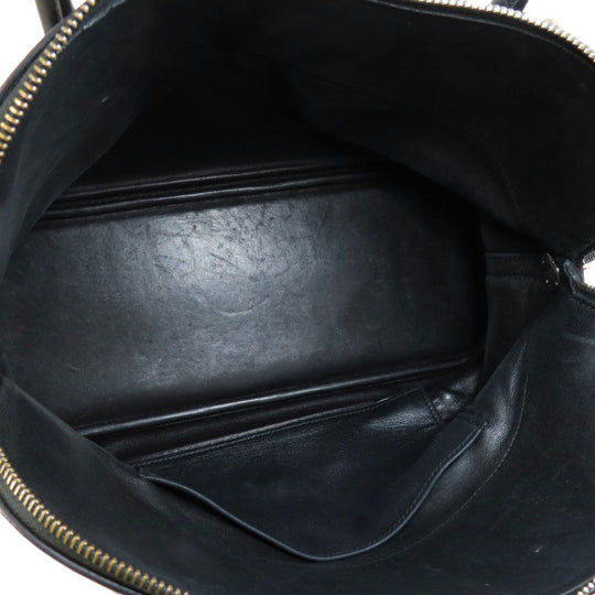 HERMES Handbag Taurillon Clemence black Bolide 37 Black SilverMetal Women Used Authentic