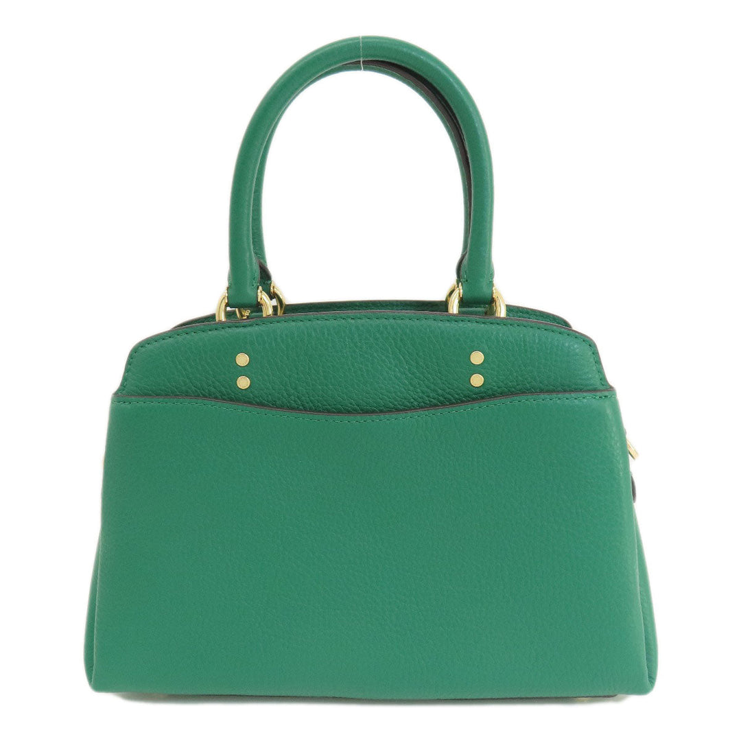 COACH Handbag C8364 leather green mini lily Women Used Authentic